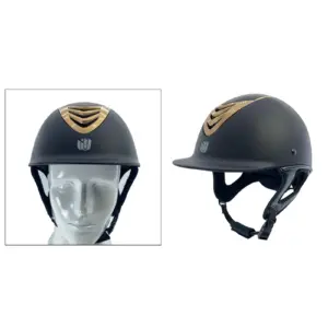 Black Equestrian Helmet with Adjustable Fit 15 H4f020ea9912e41af896509f147af1e6dy