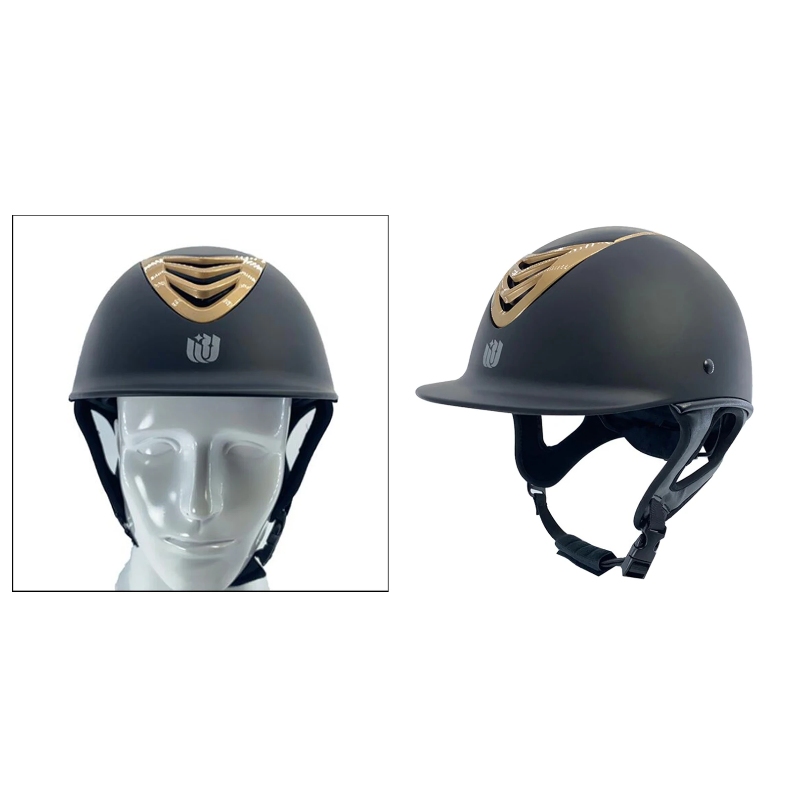 Black Equestrian Helmet with Adjustable Fit 6 Black Equestrian Helmet with Adjustable Fit - Image 6