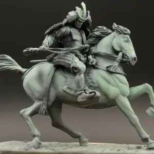 Kusunoki Masashige Metal Figurine 75mm 15 H5693d8ad1d8146209a68f4d36cc8b6247