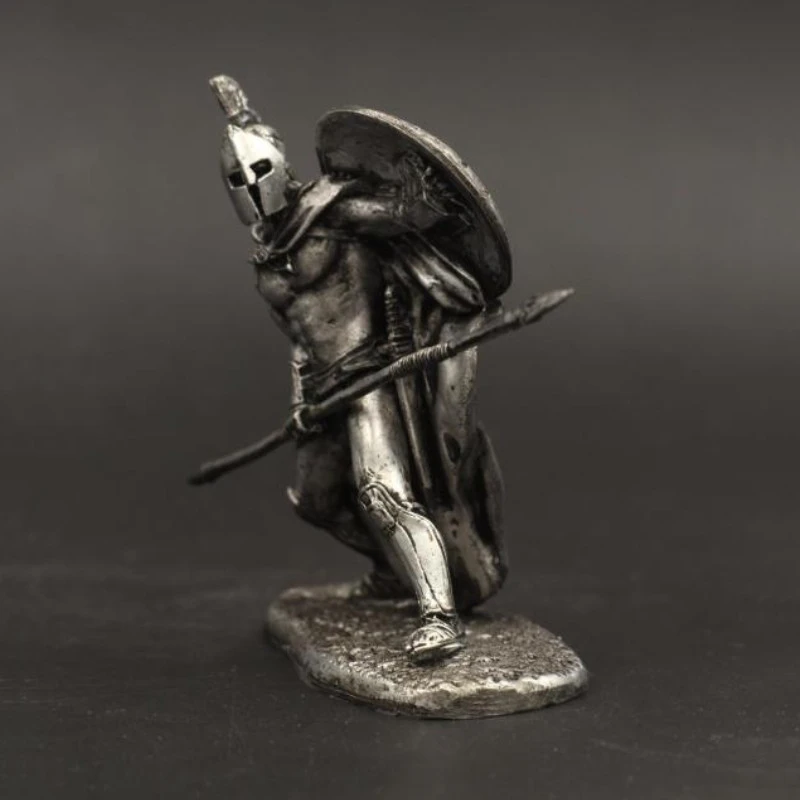 Spartan King Leonidas Tin Figurine 60mm 4 Spartan King Leonidas Tin Figurine 60mm - Image 4