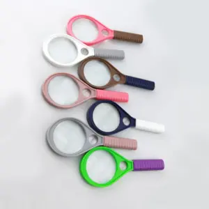 60mm Handheld Magnifier with Leather Case 11 H72ee3bd5a6c84f5899056bdac290814cl