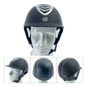 Black Equestrian Helmet with Adjustable Fit 13 H7b1db499b1034809ae0d94de1375c154o
