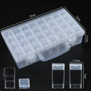 Clear Plastic Storage Box with Multiple Compartments 11 H8038eac4058445c6a5c0526decec1df17