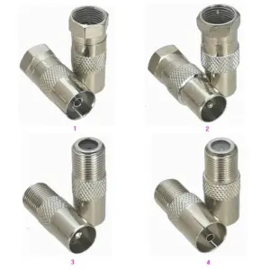 F to IEC Coaxial RF Adapter Set for Broadcasts 11 H8121a614a03d478a84026a4369e42b84f