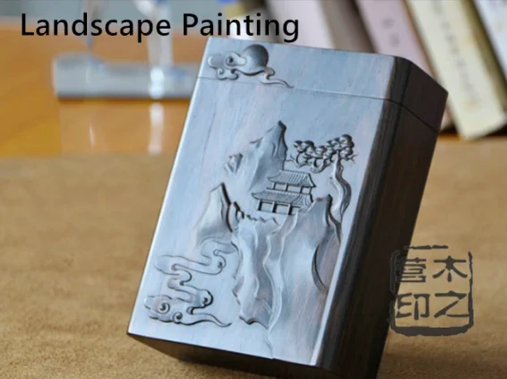 Elegant Black Rosewood Cigarette Case 9 Elegant Black Rosewood Cigarette Case - Image 9