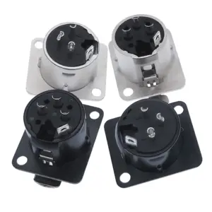 Cannon XLR Metal Socket for Audio Equipment 11 H84b22fbdf1a7402591bfb401c78d173cS