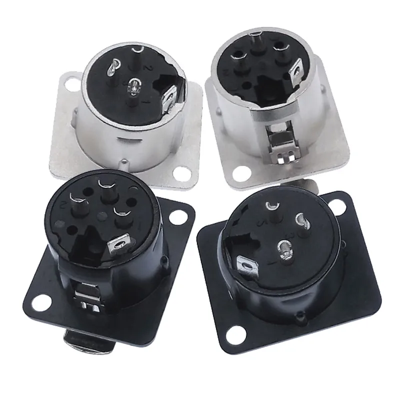 Cannon XLR Metal Socket for Audio Equipment 2 Cannon XLR Metal Socket for Audio Equipment - Image 2