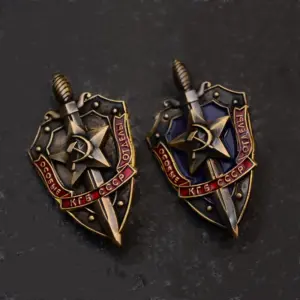 Soviet Union Patriotic Badge 48mm Brass 11 H890341d52e524abdb0e5162d1d7855992