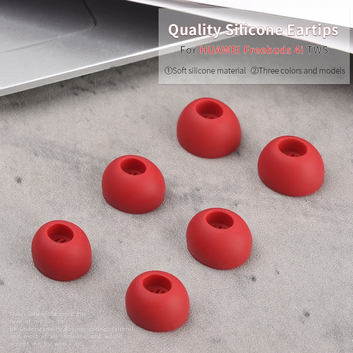 Silicone Ear Tips for Huawei FreeBuds 4i 2 Silicone Ear Tips for Huawei FreeBuds 4i - Image 2