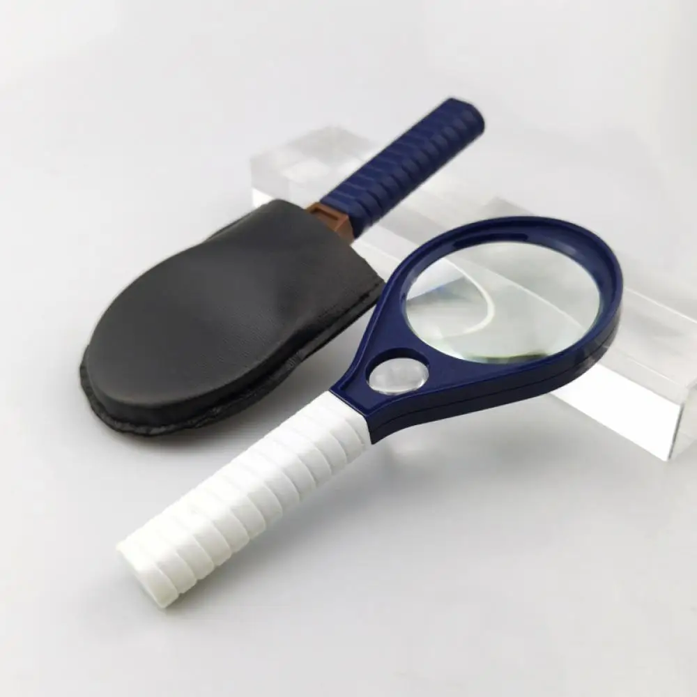 60mm Handheld Magnifier with Leather Case 4 60mm Handheld Magnifier with Leather Case - Image 4