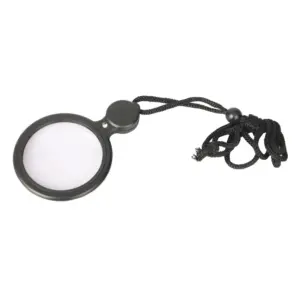 Elegant Dual-Lens Handheld Magnifier with LED