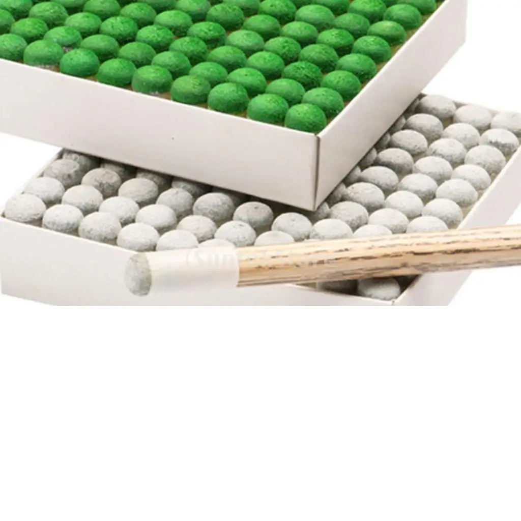 White Pool Cue Tips Set of 100 with Sizes 9mm-13mm 3 White Pool Cue Tips Set of 100 with Sizes 9mm-13mm - Image 3