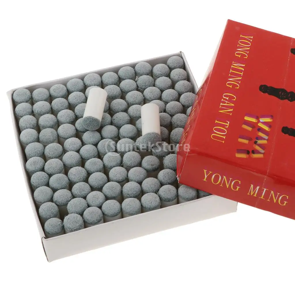 White Pool Cue Tips Set of 100 with Sizes 9mm-13mm 6 White Pool Cue Tips Set of 100 with Sizes 9mm-13mm - Image 6