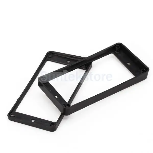 Black Curved Humbucker Pickup Rings for Les Paul 4 Black Curved Humbucker Pickup Rings for Les Paul - Image 4