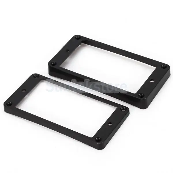 Black Curved Humbucker Pickup Rings for Les Paul 3 Black Curved Humbucker Pickup Rings for Les Paul - Image 3