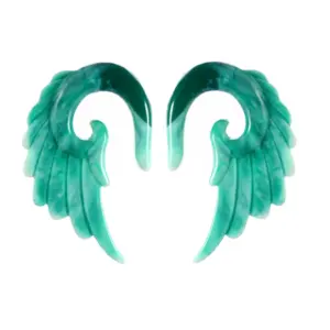Angel Wing Acrylic Ear Gauges 3mm-12mm 10 HTB1GIqcdVYM8KJjSZFuq6Af7FXa0