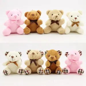 Plush Teddy Keychain in Multiple Colors