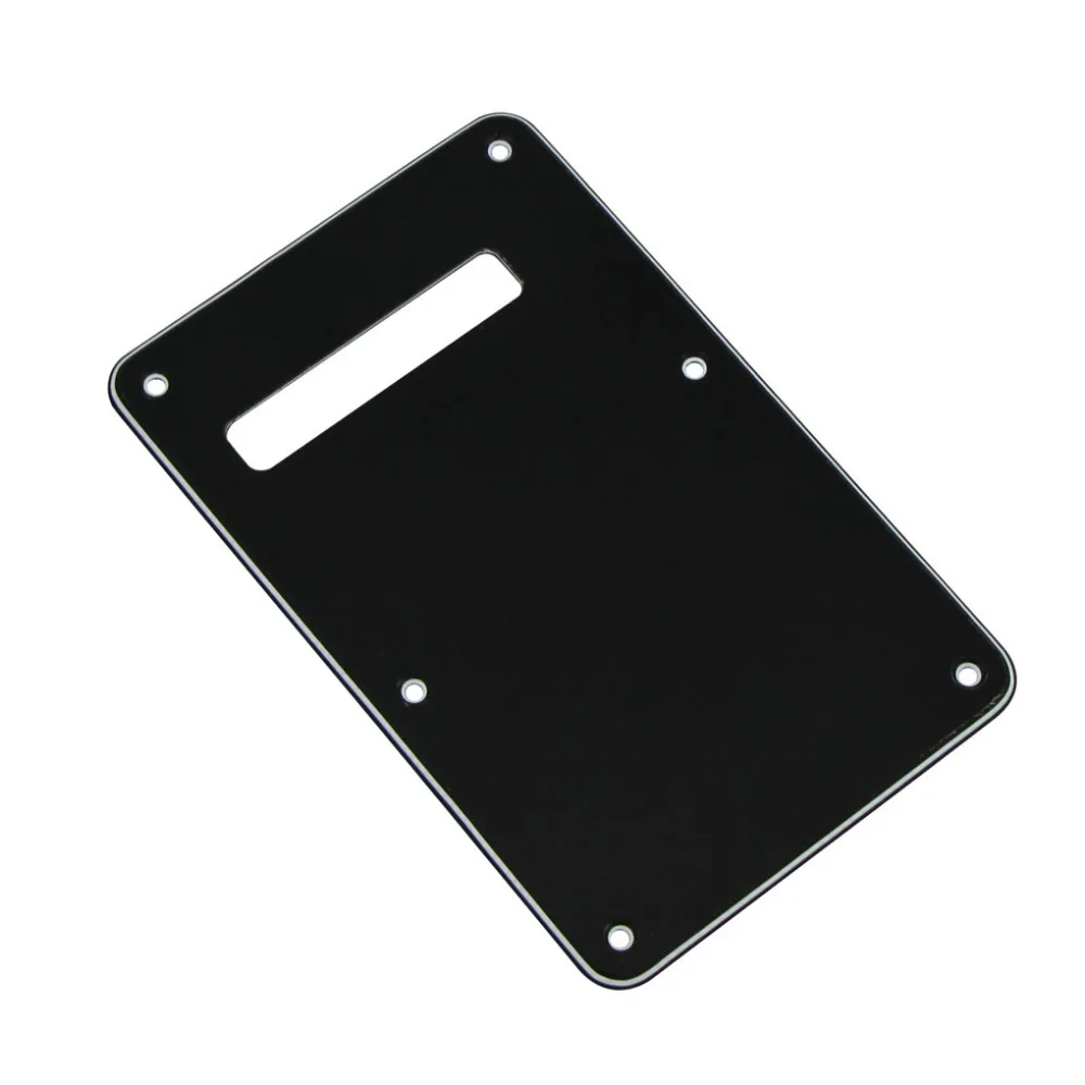 Black PVC Guitar Backplate for Stratocasters 3 Black PVC Guitar Backplate for Stratocasters - Image 3