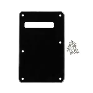 Black PVC Guitar Backplate for Stratocasters 10 HTB1JpXlairxK1RkHFCcq6AQCVXaQ