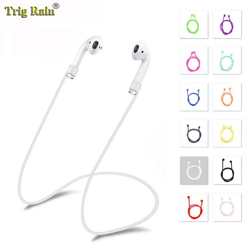 Silicone AirPods Strap 55cm for Official Apple Earbuds 1 Silicone AirPods Strap 55cm for Official Apple Earbuds