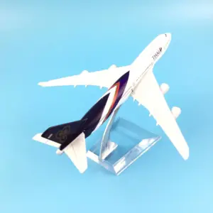 Thai Airways Boeing 747 Diecast Model 1:400 Scale 10 HTB1MoUzaFzsK1Rjy1Xbq6xOaFXay