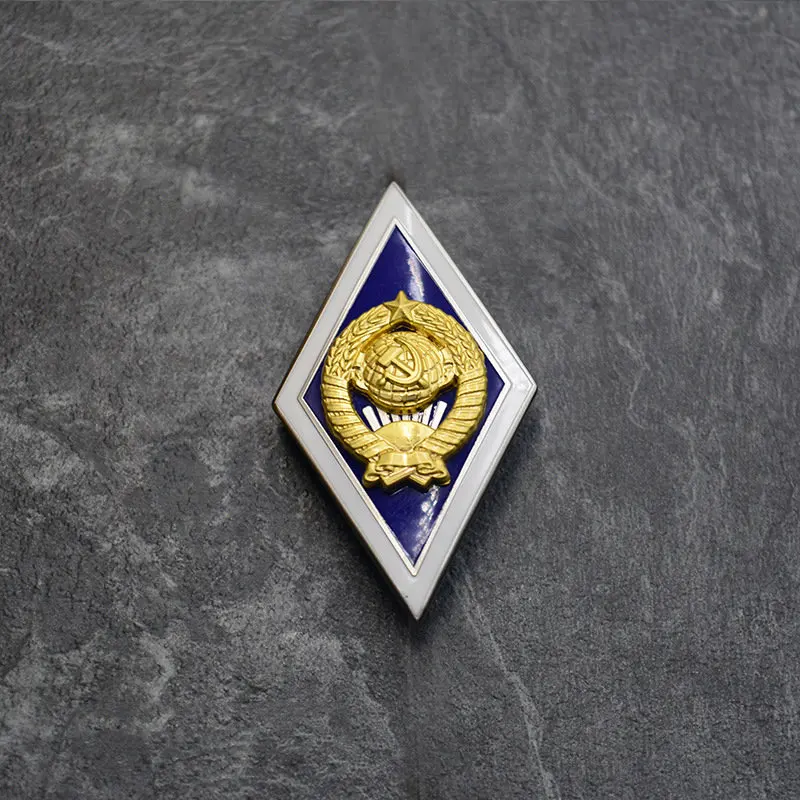 Soviet Union Alloy Enamel Patriotic Badge 8 Soviet Union Alloy Enamel Patriotic Badge - Image 8