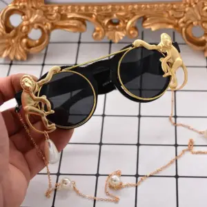 Vintage Steampunk Fashion Sunglasses with Gold Embellishments 12 HTB1W4gDypOWBuNjy0Fiq6xFxVXai