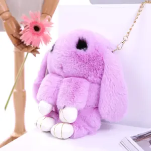 Plush Rabbit Backpack with Chain Clip 16 HTB1XGs1XzzuK1RjSsppq6xz0XXab