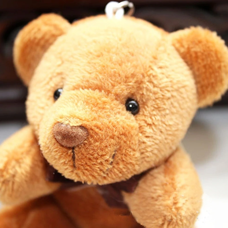 Plush Teddy Keychain in Multiple Colors 6 Plush Teddy Keychain in Multiple Colors - Image 6