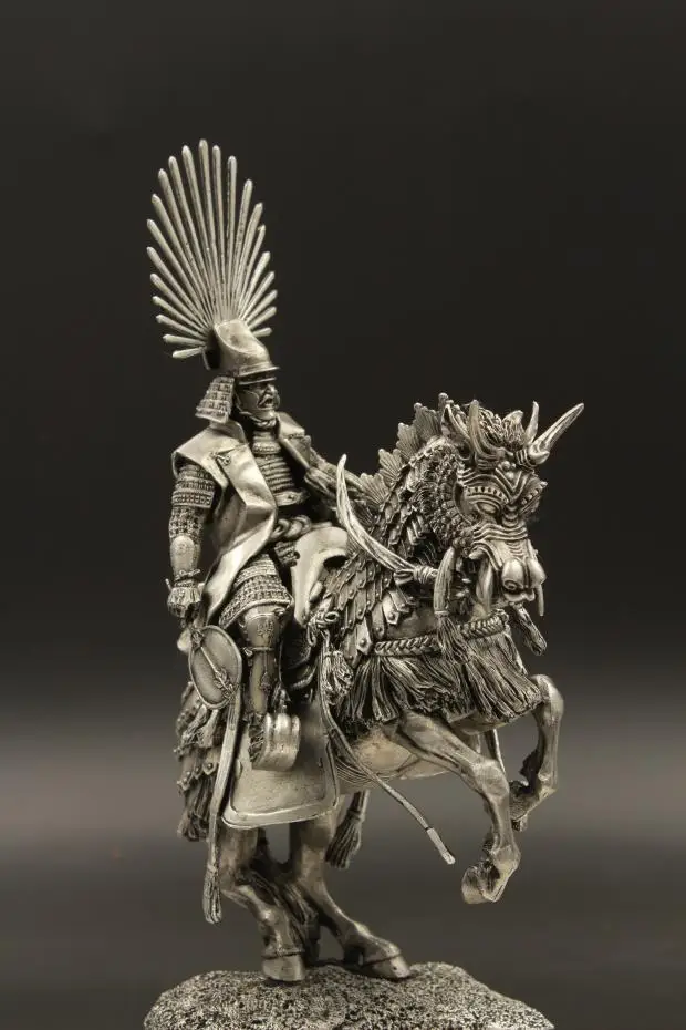Toyotomi Hideyoshi Metal Samurai Figurine 2 Toyotomi Hideyoshi Metal Samurai Figurine - Image 2