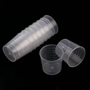 20-Pack 30ml Clear Plastic Measuring Cups