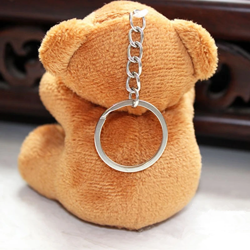 Plush Teddy Keychain in Multiple Colors 3 Plush Teddy Keychain in Multiple Colors - Image 3