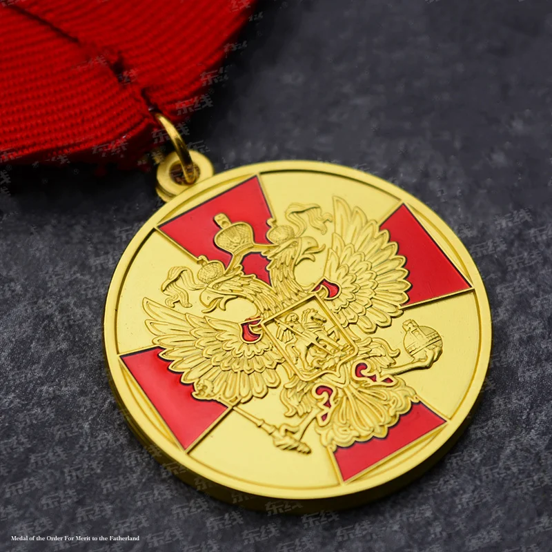 Russia Double-Headed Eagle Medal, 32mm Alloy, 4 Variants 5 Russia Double-Headed Eagle Medal, 32mm Alloy, 4 Variants - Image 5