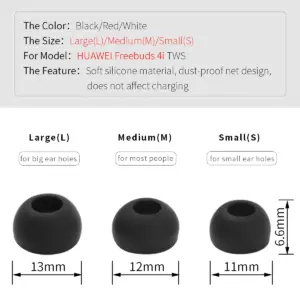 Silicone Ear Tips for Huawei FreeBuds 4i 9 Hade075c27b504ccf848f3e60697b5c4c5