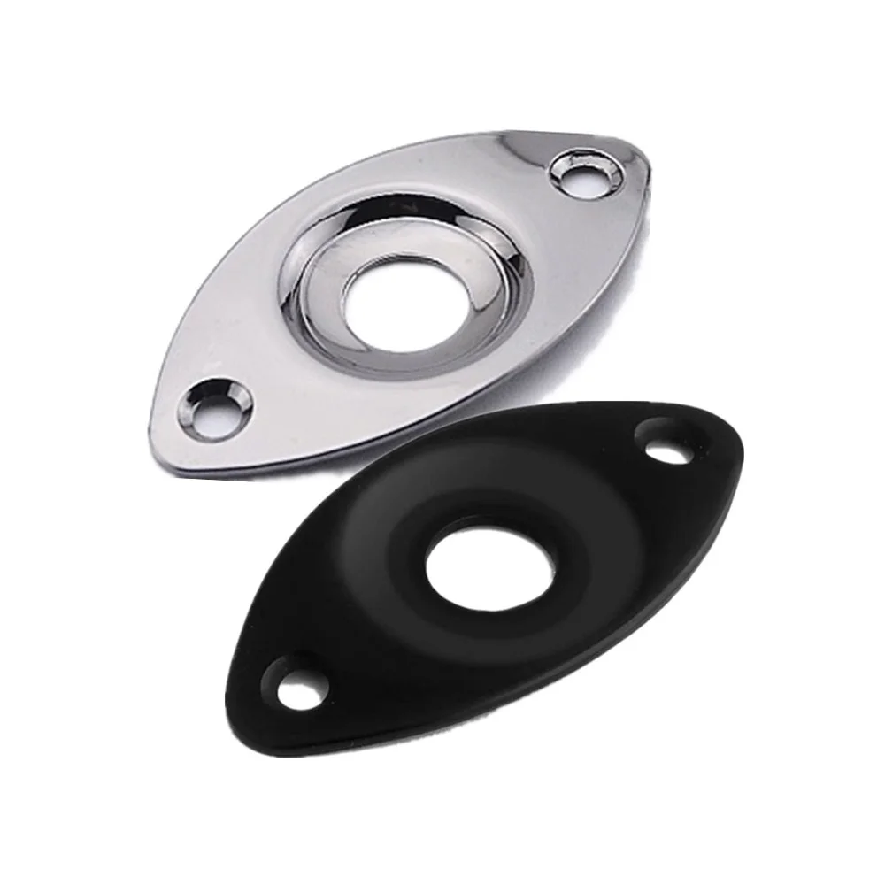 Metal Guitar Jack Plate Set for Electric Guitar and Bass 2 Metal Guitar Jack Plate Set for Electric Guitar and Bass - Image 2