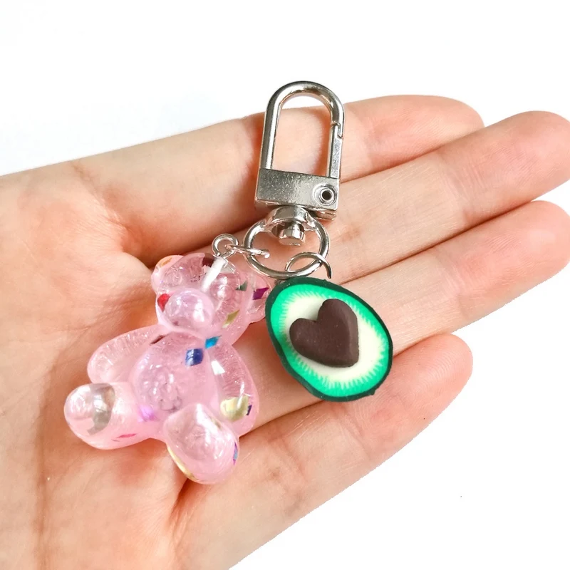 Adorable Teddy Bear & Avocado Keychain 3 Adorable Teddy Bear & Avocado Keychain - Image 3