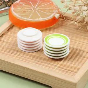 Miniature Dollhouse Ceramic Dish Set in Pink and Green 11 Hc9ed215bceaa4e3688dc6aa7624b0598N