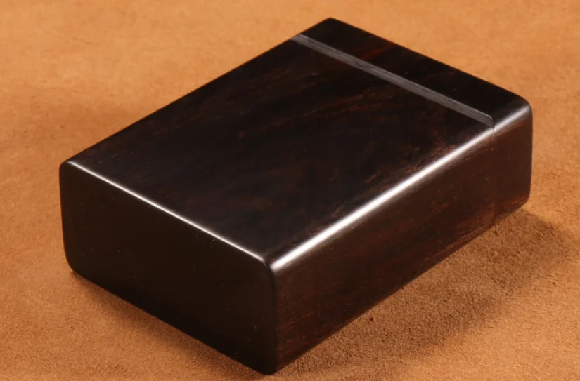 Elegant Black Rosewood Cigarette Case 3 Elegant Black Rosewood Cigarette Case - Image 3