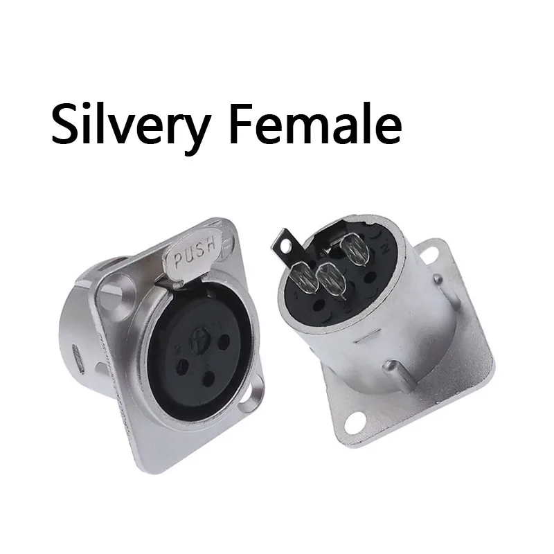 Cannon XLR Metal Socket for Audio Equipment 10 Cannon XLR Metal Socket for Audio Equipment - Image 10