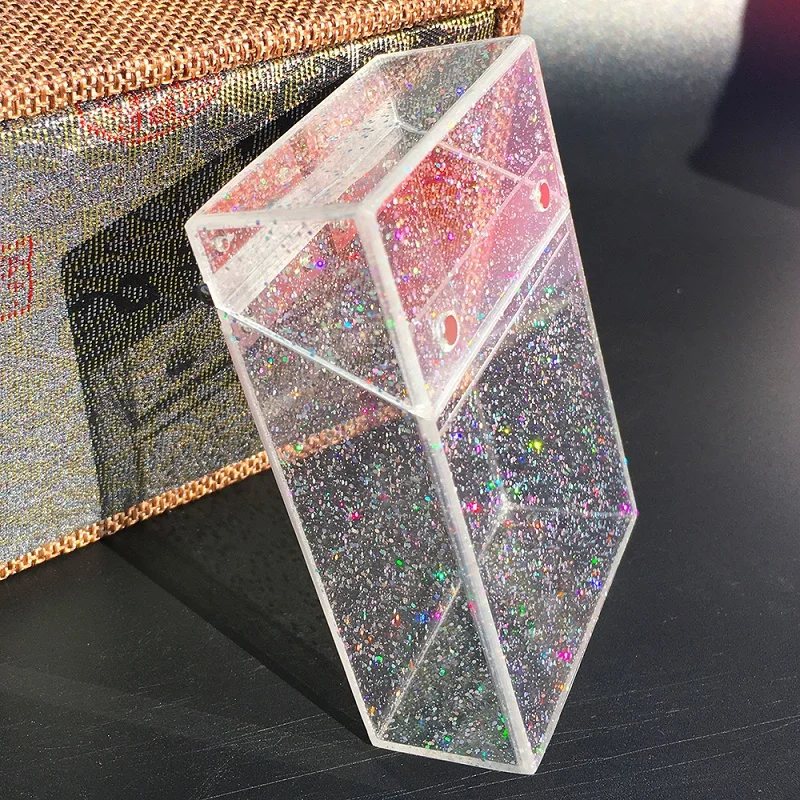 Sparkling Transparent Acrylic Cigarette Case 8 Sparkling Transparent Acrylic Cigarette Case - Image 8