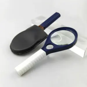 60mm Handheld Magnifier with Leather Case