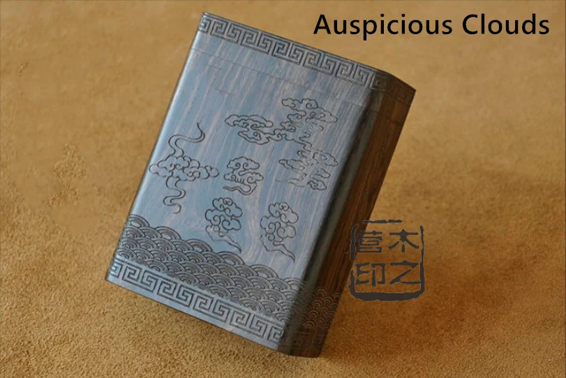 Elegant Black Rosewood Cigarette Case 8 Elegant Black Rosewood Cigarette Case - Image 8