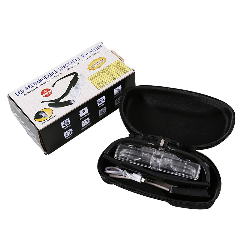 Head-Mounted Magnifier with Adjustable LED Lighting 2 Head-Mounted Magnifier with Adjustable LED Lighting - Image 2