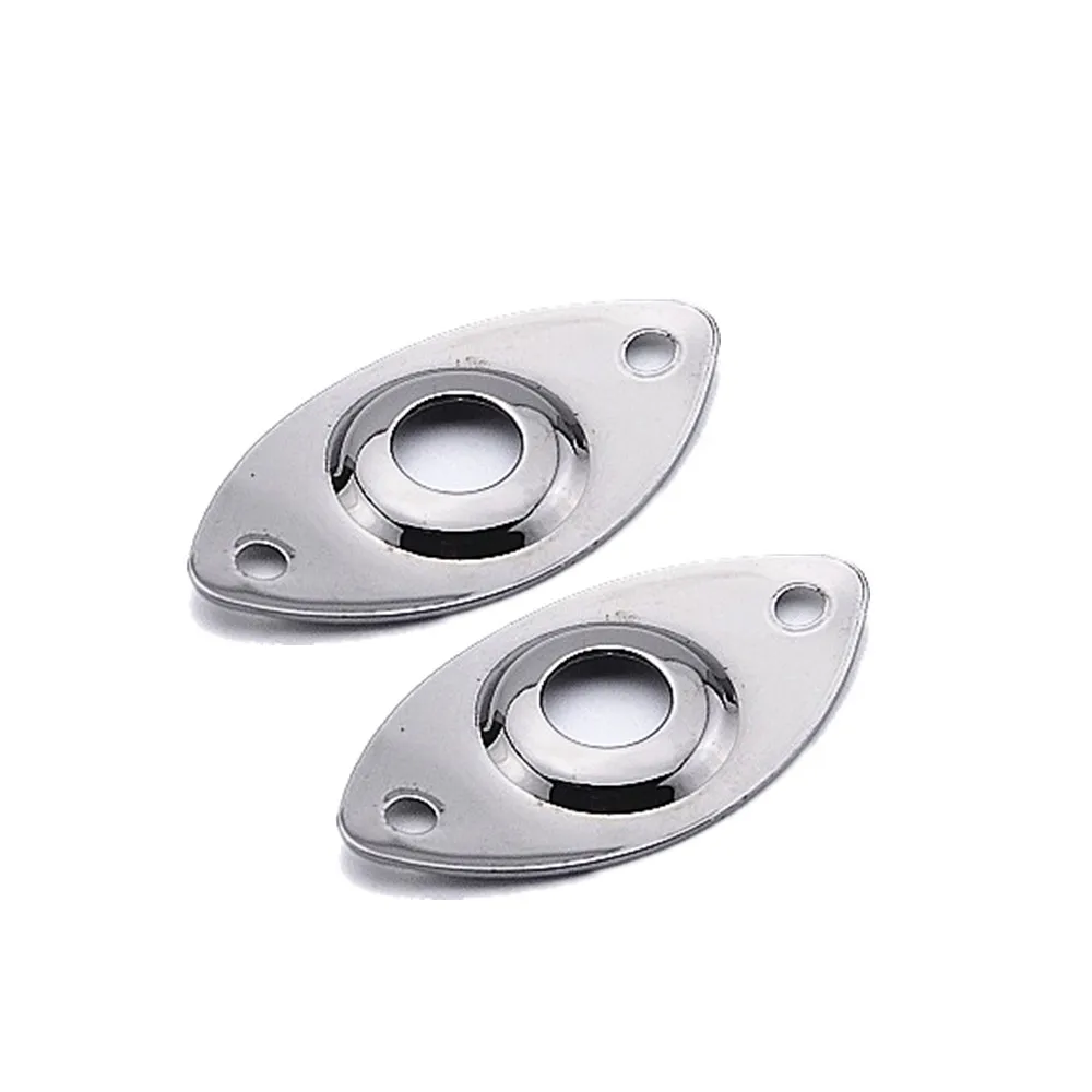 Metal Guitar Jack Plate Set for Electric Guitar and Bass 3 Metal Guitar Jack Plate Set for Electric Guitar and Bass - Image 3