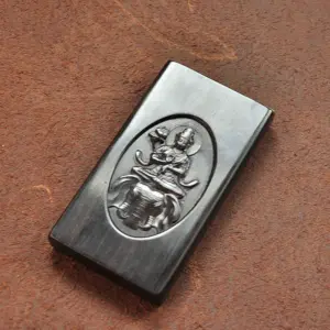 Elegant Ebony Cigarette Case with Brass Hinges 16 S002725878c514901abe903dcd015c62dN