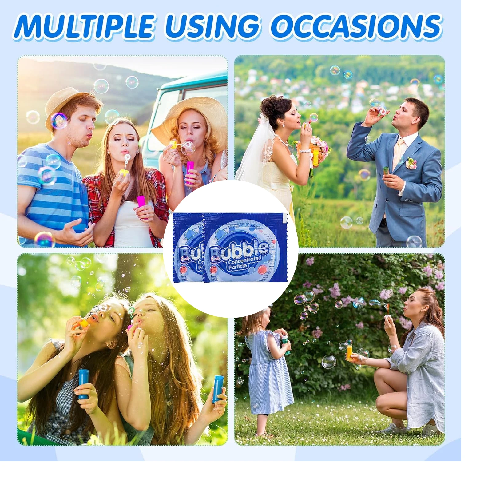 Bubble Solution Refill Set with 20 or 40 Packs 2 Bubble Solution Refill Set with 20 or 40 Packs - Image 2