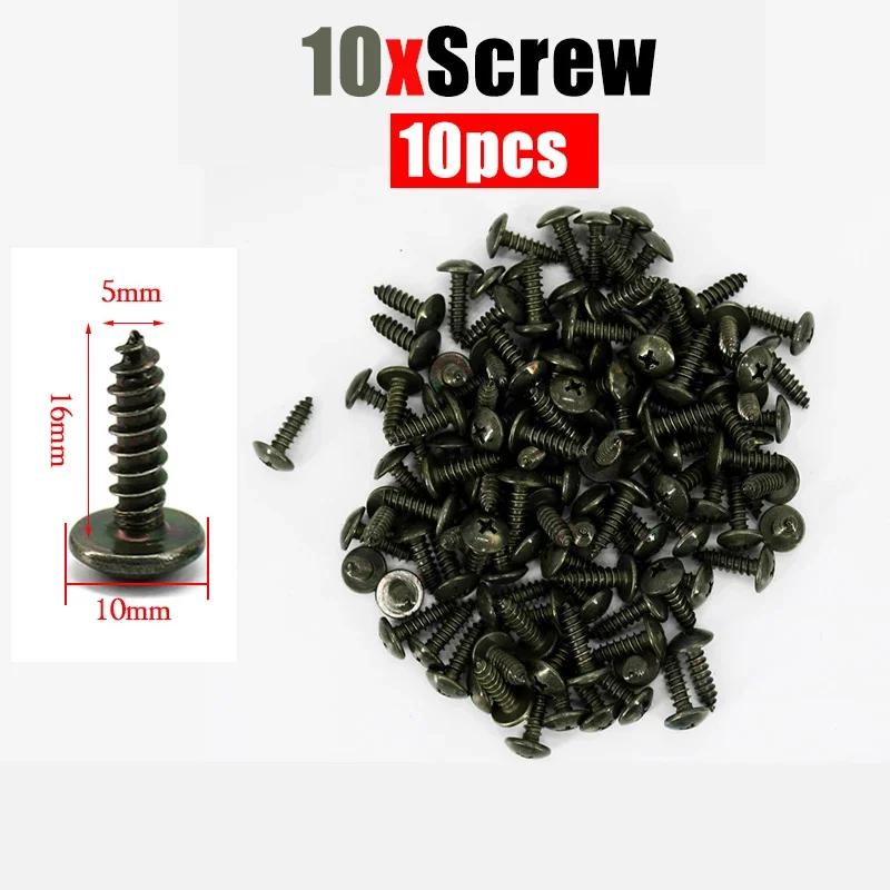 Automotive Fastener Set with 50 Iron Screws & Clips 8 Automotive Fastener Set with 50 Iron Screws & Clips - Image 8