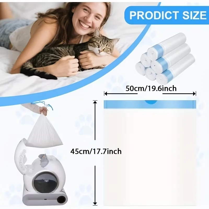 Pet Waste Bag Set for Self-Cleaning Cats 6 Pet Waste Bag Set for Self-Cleaning Cats - Image 6