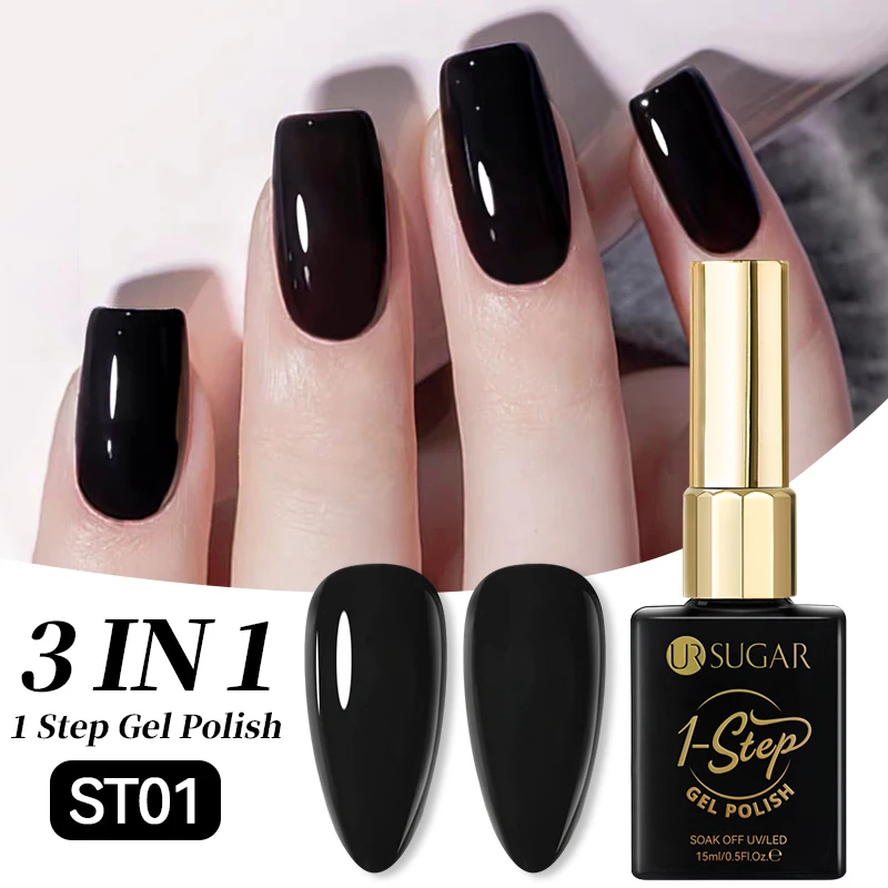 Black and White 15ml Gel Polish Set for Nails 7 Black and White 15ml Gel Polish Set for Nails - Image 7