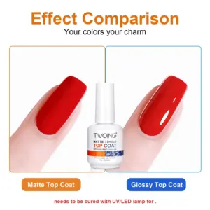 Velvet Matte Top Coat for Nails 15ml 11 S013cfbbabe9b4aa9bcd8e10619cf21035